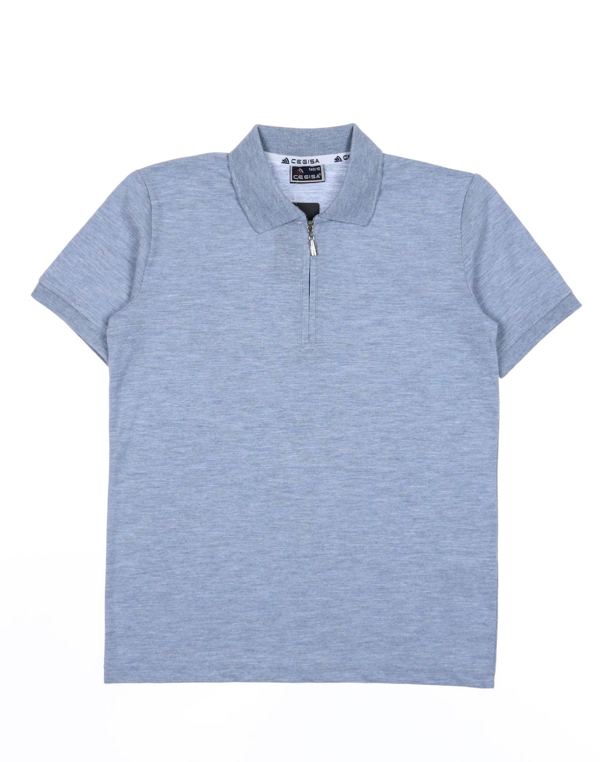 CEGISA 2315/1 Поло (цвет: Серо-голубой меланж 146 см) CEGISA 2315/1 Поло (цвет: Серо-голубой меланж 146 см)