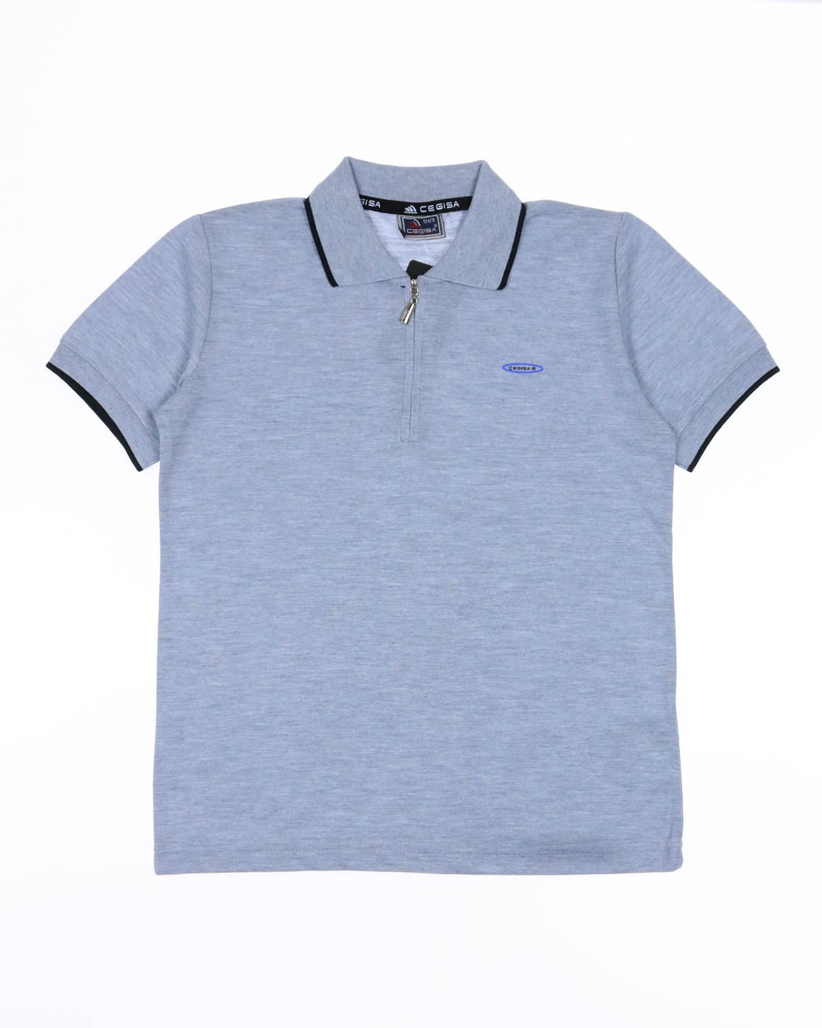 CEGISA 1596/2 Поло (цвет: Серо-голубой меланж) CEGISA 1596/2 Поло (цвет: Серо-голубой меланж)