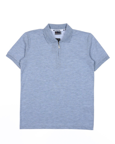 CEGISA 2315/1 Поло (цвет: Серо-голубой меланж 146 см) CEGISA 2315/1 Поло (цвет: Серо-голубой меланж 146 см)