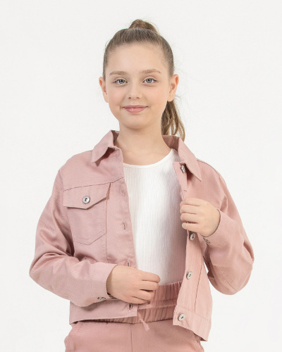 DMB KIDS 0052 Джинсовка (цвет: Пудровый)